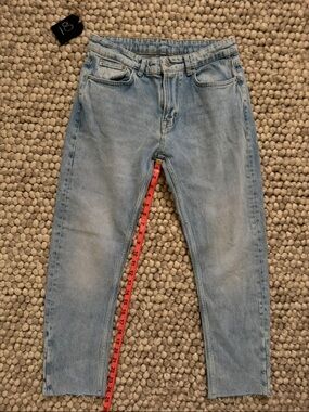 Zara denim standards women’s jeans size 30 with raw hem
